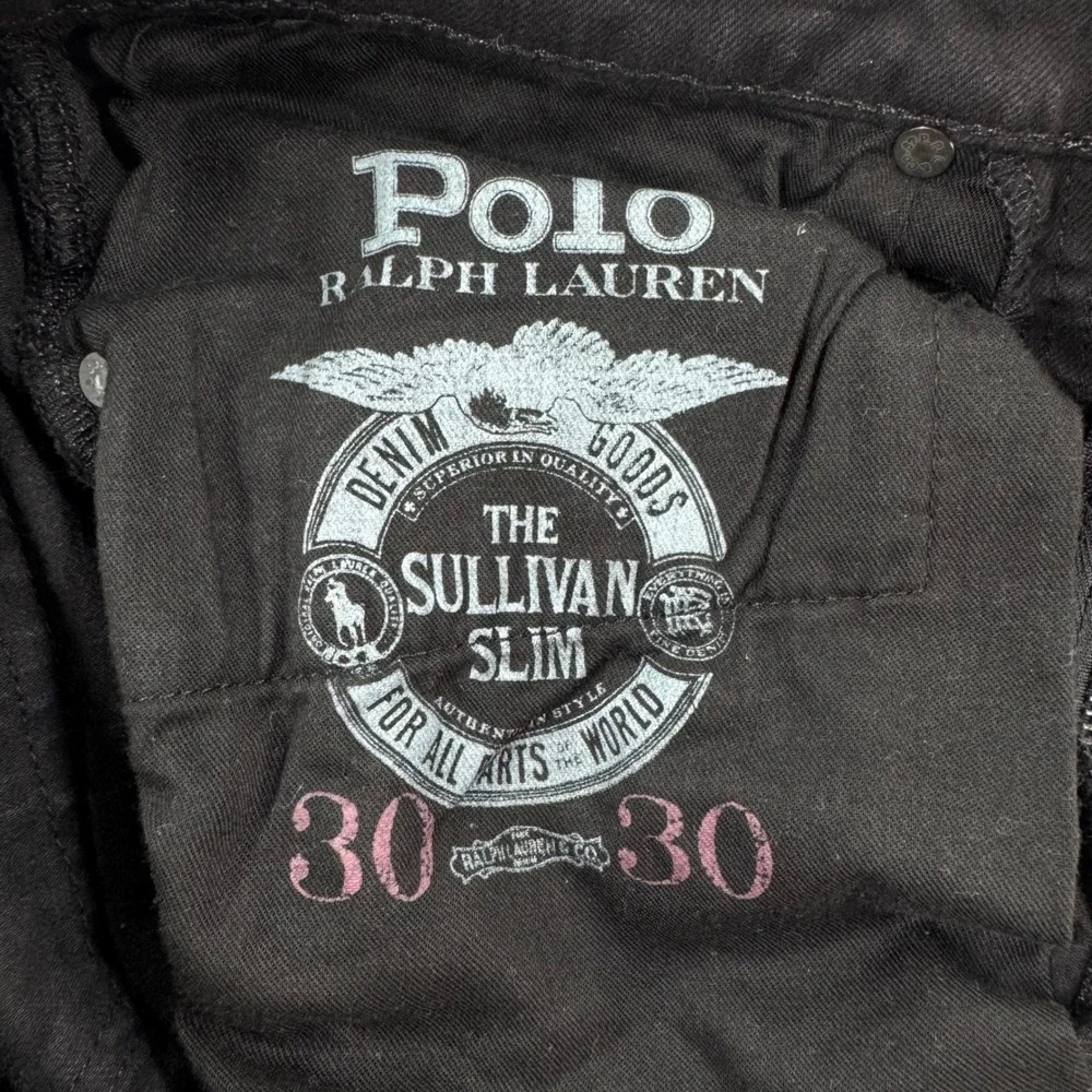Polo Ralph Lauren Sullivan Slim Jeans Mens 30x30 Classic Denim Slim Black Casual